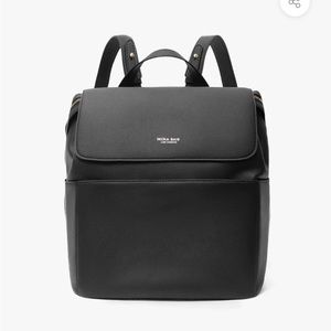 Mina Baie Kinney Mini Vegan Leather Black. Orig $148.